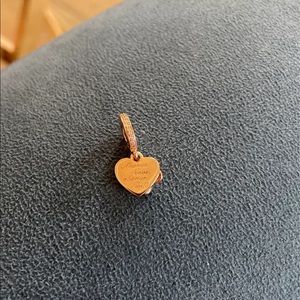 Like New - Pandora Love You Infinity Heart Charm (Rose Gold)